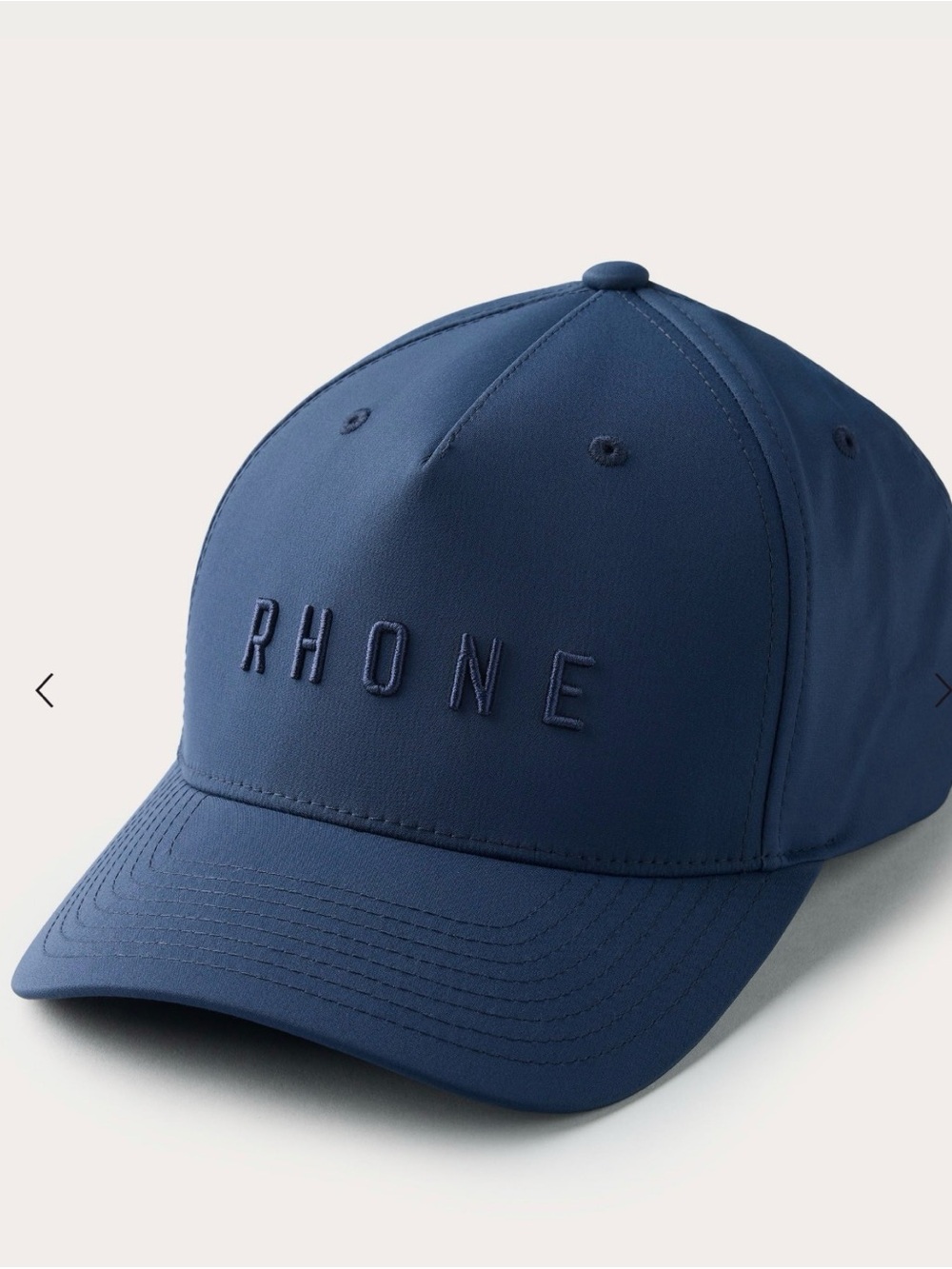 Peak Hat - Rhone Word Mark
Lightweight, adjustable, total classic. NWT